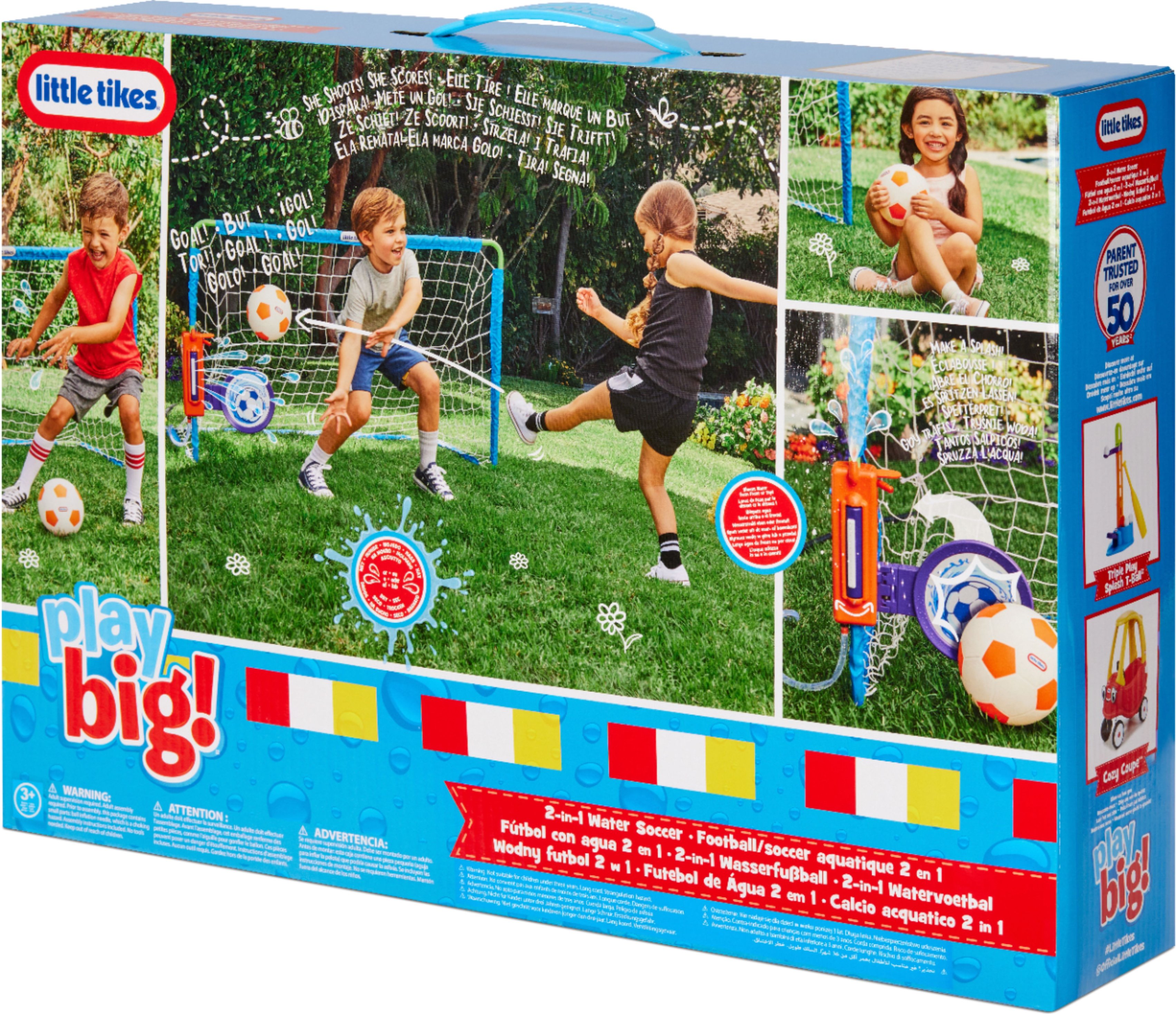 Angle View: Little Tikes - 2-in-1 Water Soccer