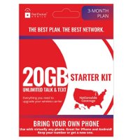 Red Pocket - Unlimited Talk, Text, and 20GB/mo - 3 Month Plan - Front_Zoom