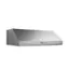 Left. Zephyr - Tidal I 36 in. 700 CFM Under Cabinet Mount Range Hood with LED Light - Stainless Steel.