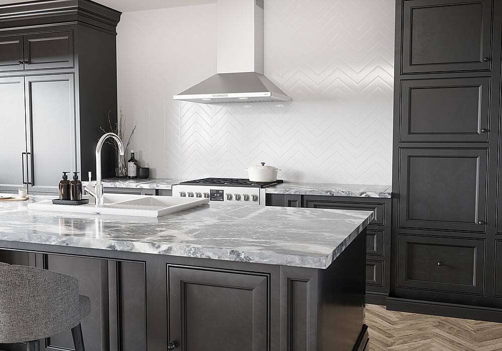 Alt View 13. Zephyr - Venezia Connect 42 in. 700 CFM Wall Mount Range Hood with LED Light - Stainless Steel.