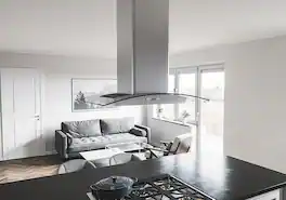 Zephyr - 36 inches - Convertible - Island Range Hood - Stainless Steel