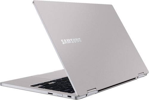 Samsung - Geek Squad Certified Refurbished Series 9 2-in-1 13.3" Touch-Screen Laptop - Intel Core i7 - 8GB - 256GB SSD - Platinum Titan-Left_Standard 