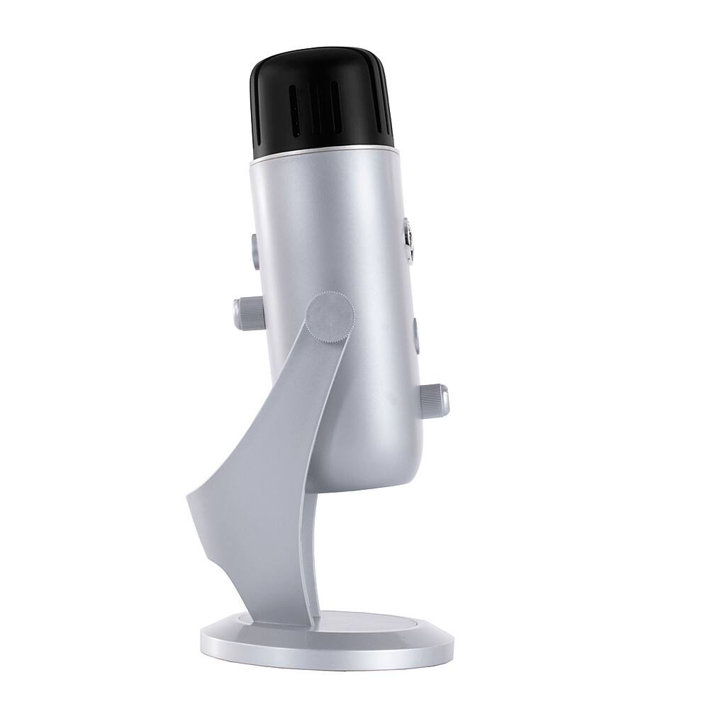 Alt View 14. Arozzi - Colonna Audiophile Grade Gaming/Streaming/Office Microphone - Silver.