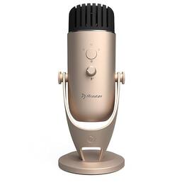 Arozzi - Colonna Audiophile Grade Gaming/Streaming/Office Microphone - Gold