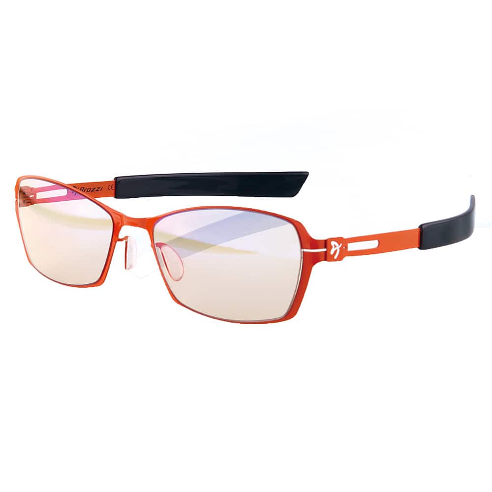 Alt View 12. Arozzi - Visione VX500 Blue Light Blocking Computer Glasses - Orange.