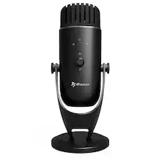 Alt View 11. Arozzi - Colonna Audiophile Grade Gaming/Streaming/Office Microphone - Black.
