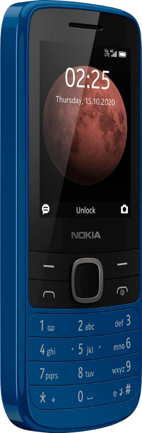 Nokia 225 4G TA-1282 GSM Unlocked Phone - Classic Blue
