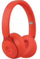 Beats by Dr. Dre - Geek Squad Certified Refurbished Solo Pro Wireless Noise Cancelling On-Ear Headphones - Red - Front_Zoom
