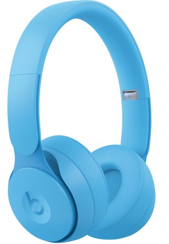 Beats by Dr. Dre - Geek Squad Certified Refurbished Solo Pro Wireless Noise Cancelling On-Ear Headphones - Light Blue
