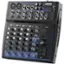 Front. Gemini - GEM-08USB: COMPACT 8 Channel Bluetooth Mixer - Black, Blue.