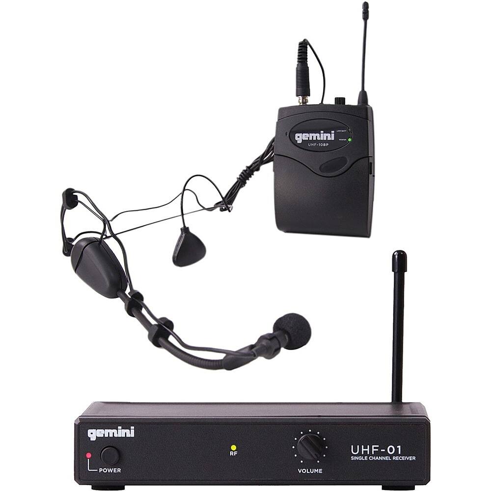 Front. Gemini - gemini UHF-01HL: Wireless Microphone System.