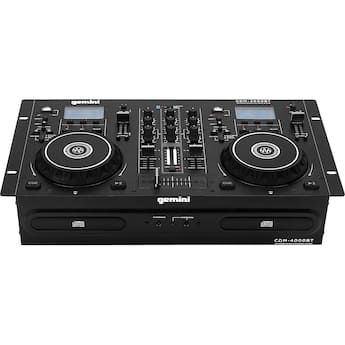 Gemini CDM 4000BT: Dual CD/USB Media Player with Bluetooth Black Gemini CDM 4000BT: Dual CD/USB Media Player with Bluetooth Black
