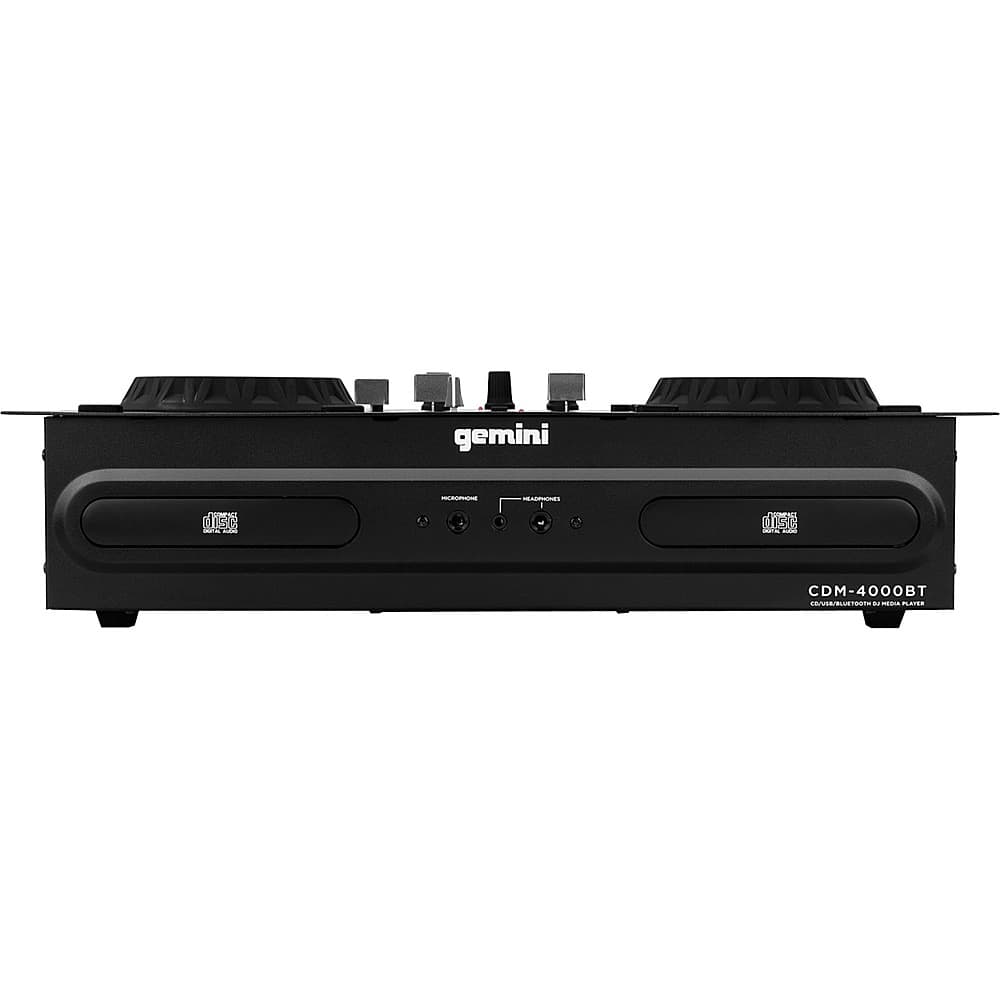 Alt View 18. Gemini - CDM-4000BT: Dual CD/USB Media Player with Bluetooth - Black.
