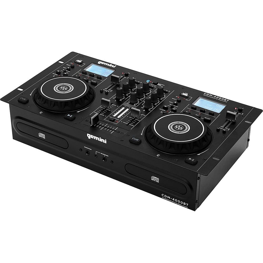 Alt View 19. Gemini - CDM-4000BT: Dual CD/USB Media Player with Bluetooth - Black.