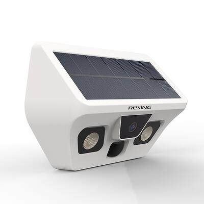 Rexht Security Camera Rexing Wireless Solar Powered Outdoor Security Camera White BBYSOLCAM ...