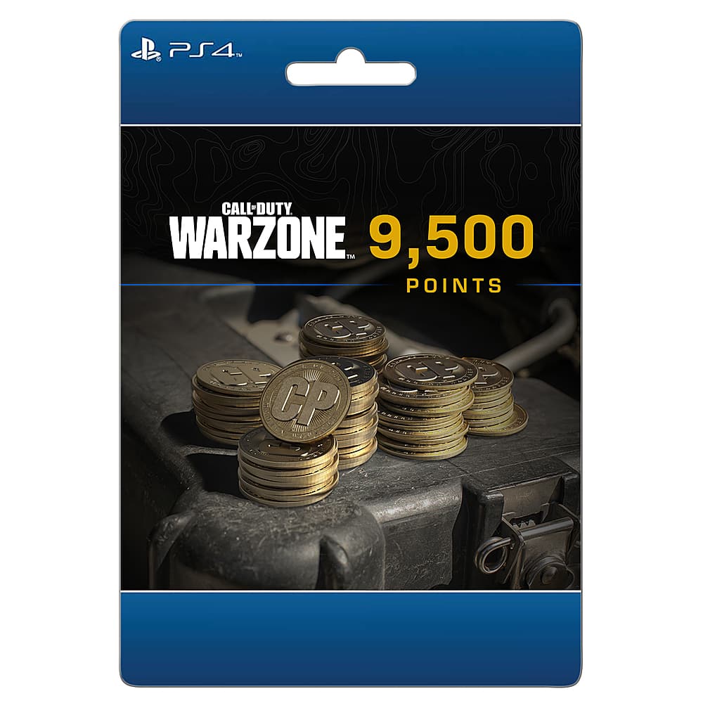 Front. Activision - Call of Duty: Warzone - 7,500 COD Points + 2,000 Bonus.