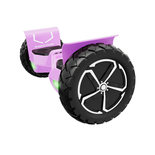 Swagtron - swagBOARD T6 Off-road Self-Balancing Scooter - 12 Mile Range with Speeds up to 12 mph - Pink