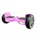 Left. Swagtron - swagBOARD T6 Off-road Self-Balancing Scooter - 12 Mile Range with Speeds up to 12 mph - Pink.