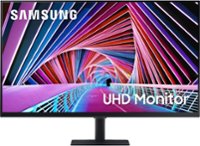 Samsung - Geek Squad Certified Refurbished A700 Series 32" LED 4K UHD Monitor with HDR (HDMI, DP) - Black - Front_Zoom