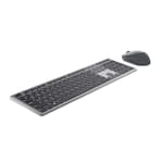 Dell - Premier KM7321W Ergonomic Full-size Wireless Scissor Keyboard and Mouse Bundle with Multi-Device Connectivity - Titan Gray
