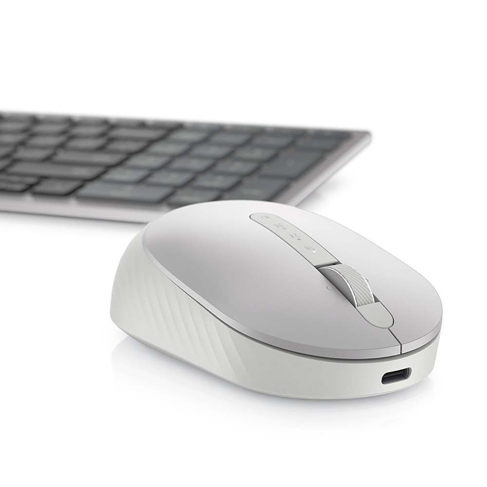 Alt View 12. Dell - MS7421W Premier Wireless Optical Mouse with Rechargeable Battery (USB-C) - Platinum silver.