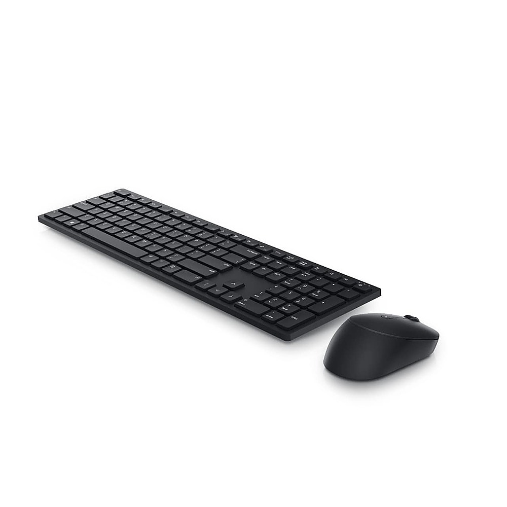 Angle View: Dell - KM5221W Pro Wireless Keyboard and Mouse - Black