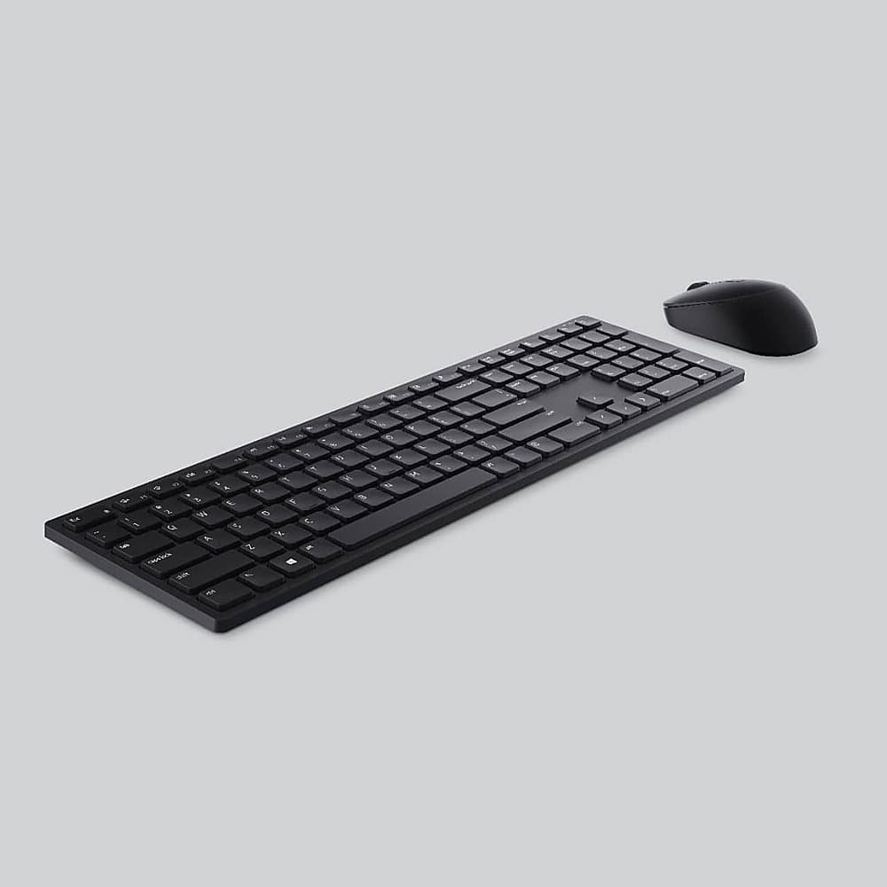 Alt View 18. Dell - KM5221W Pro Ergonomic Full-size Wireless Mechanical Keyboard and Mouse - Black.