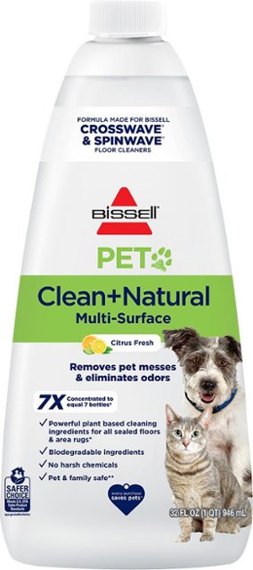 BISSELL PET Clean + Natural MultI-Surface, 32 oz White 3123 - Best Buy