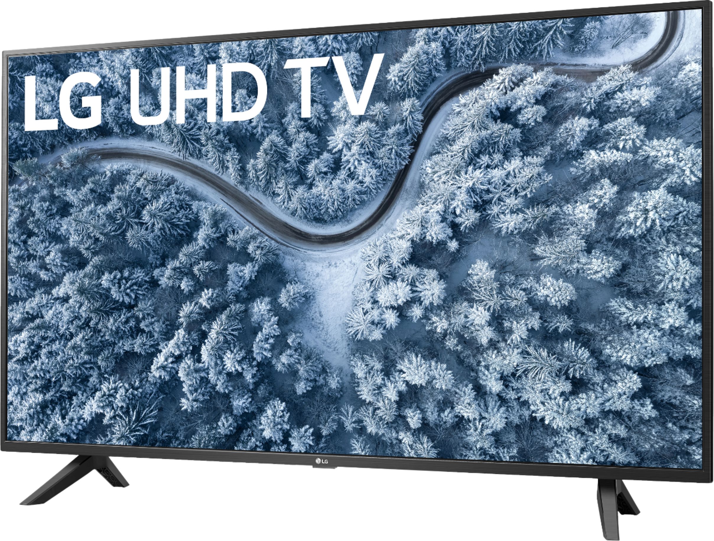 Left View: LG - 43” Class UP7000 Series LED 4K UHD Smart webOS TV