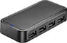 Best Buy essentials™ - 4-Port USB 2.0 Hub - Black