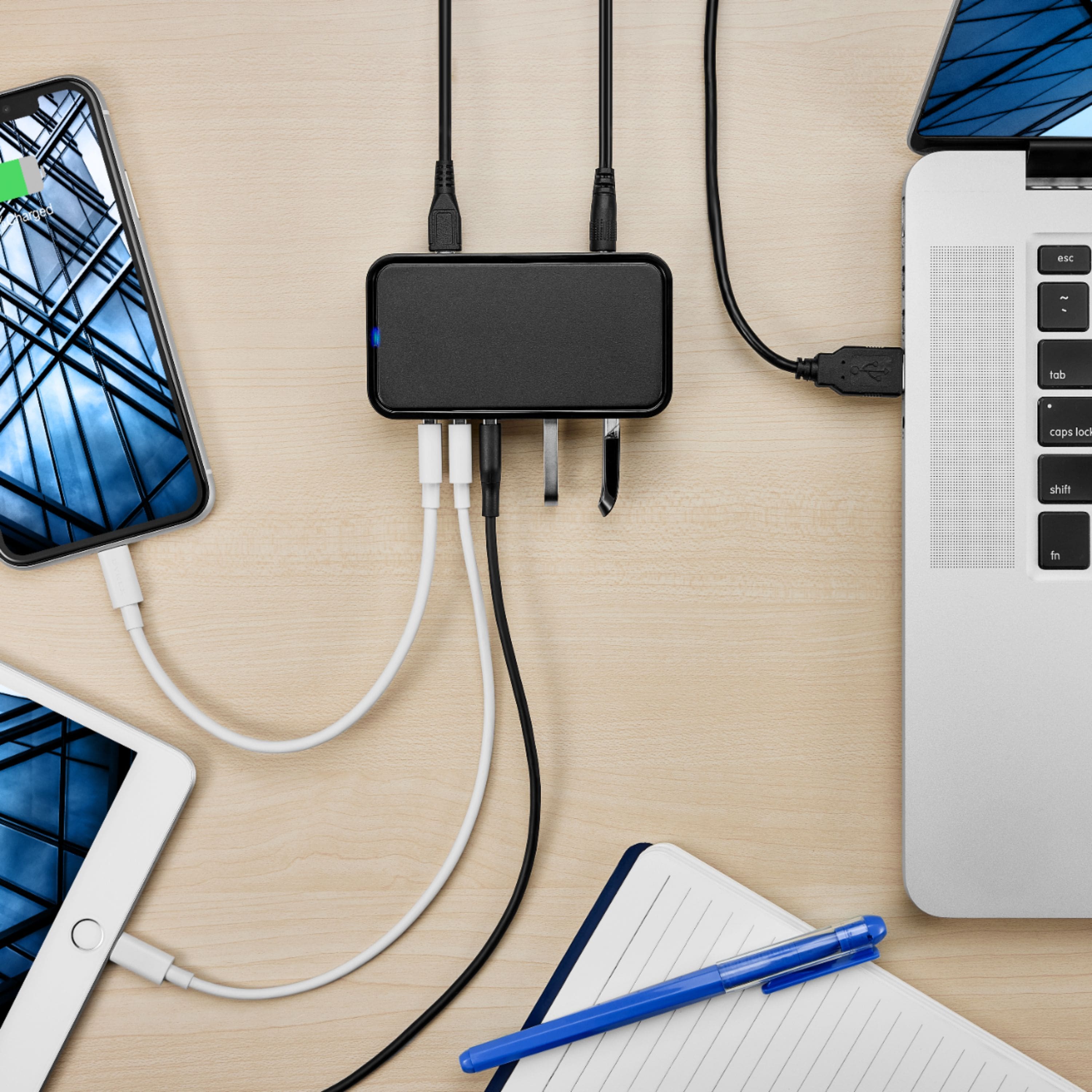 Alt View 17. Best Buy essentials™ - 7-Port USB 2.0 Hub - Black.