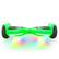Front. Swagtron - swagBOARD Warrior T580 Hoverboard with 30 Music-Synced Ground FX Lighting & 6.5-Inch Infinity LED Wheels - Green.