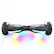 Front. Swagtron - swagBOARD Warrior T580 Hoverboard with 30 Music-Synced Ground FX Lighting & 6.5-Inch Infinity LED Wheels - Black.