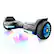 Alt View 13. Swagtron - swagBOARD Warrior T580 Hoverboard with 30 Music-Synced Ground FX Lighting & 6.5-Inch Infinity LED Wheels - Black.