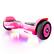 Alt View 13. Swagtron - swagBOARD Warrior T580 Hoverboard with 30 Music-Synced Ground FX Lighting & 6.5-Inch Infinity LED Wheels - Pink.