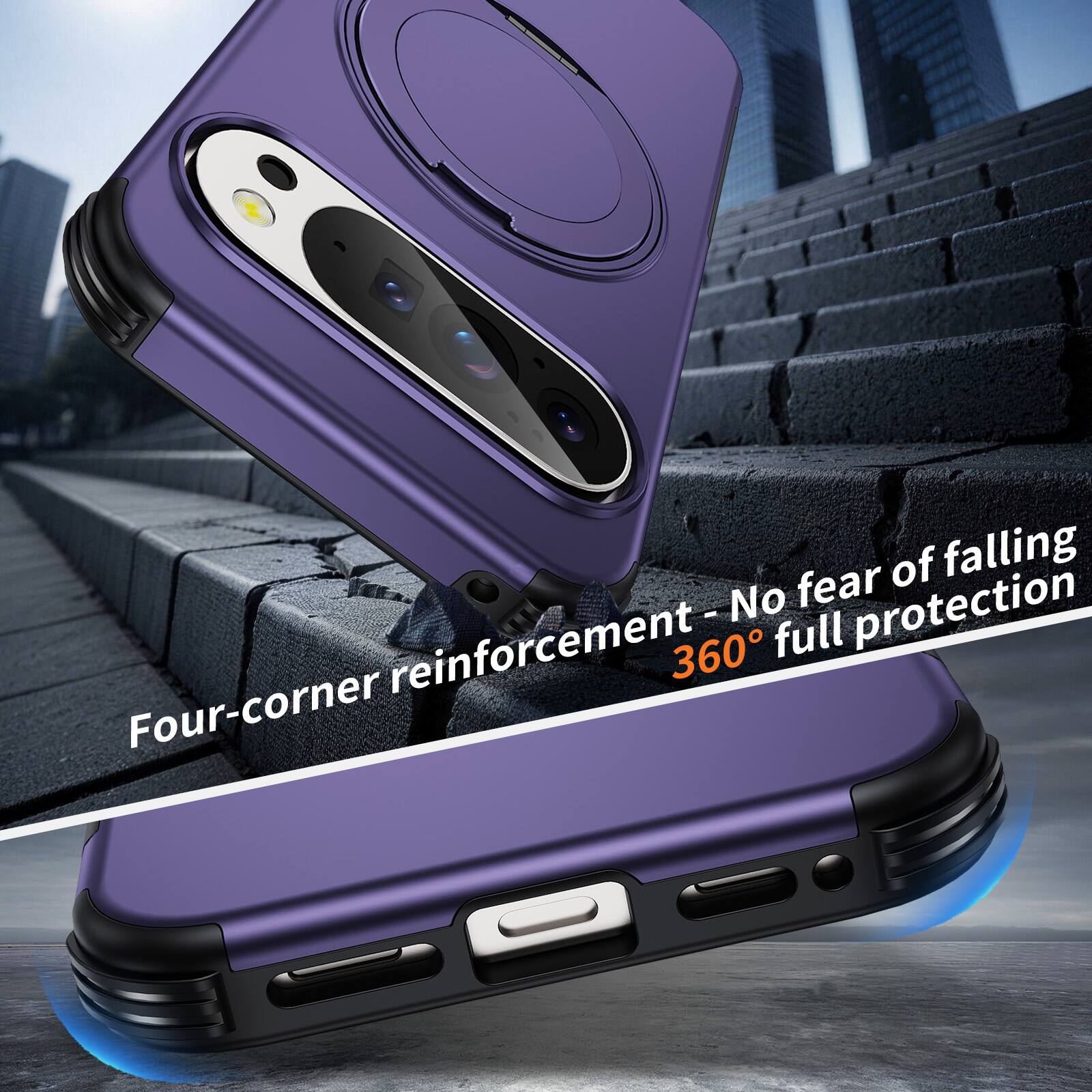 Four-corner reinforcement - No fear of falling 360° full protection