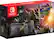 Front. Nintendo - Switch MONSTER HUNTER RISE Deluxe Edition System - Gray/Gray.