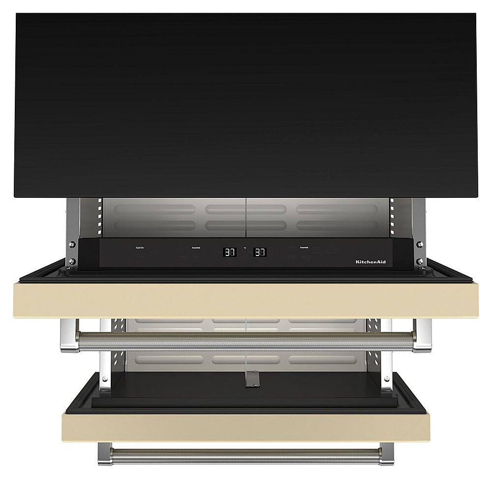 Alt View 11. KitchenAid - 4.40 Cu. Ft. Built-In Mini Fridge with Double-Drawer Refrigerator - Custom Panel Ready.