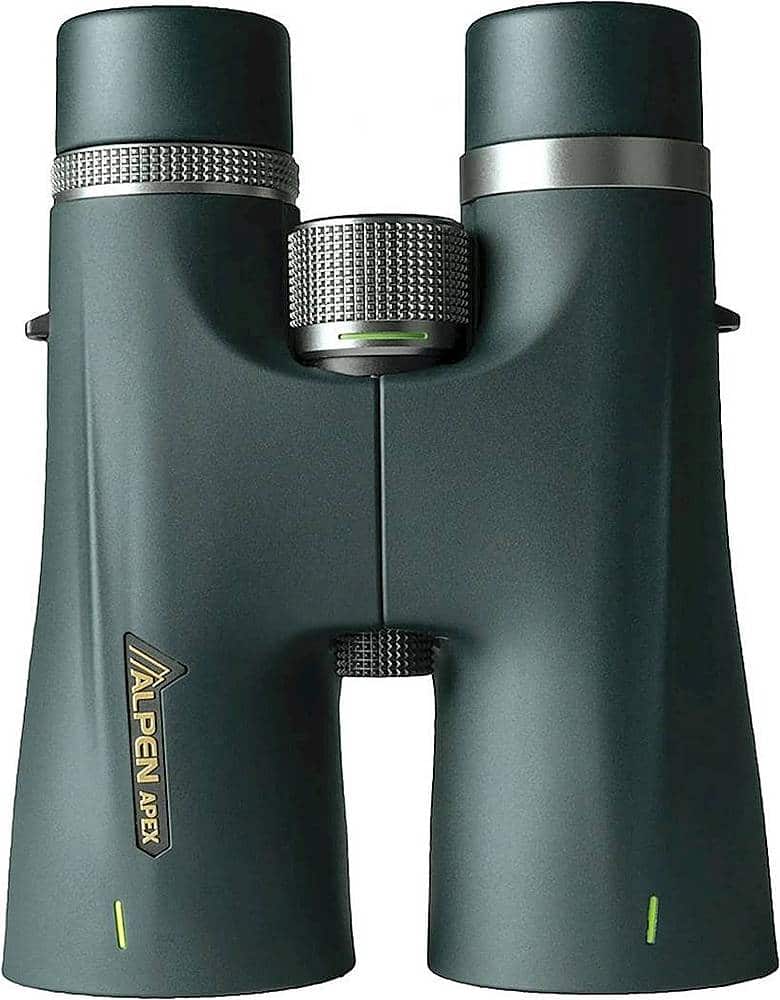Alt View 11. Alpen Optics - Apex 10x50 Water-Resistant Binoculars - Green.