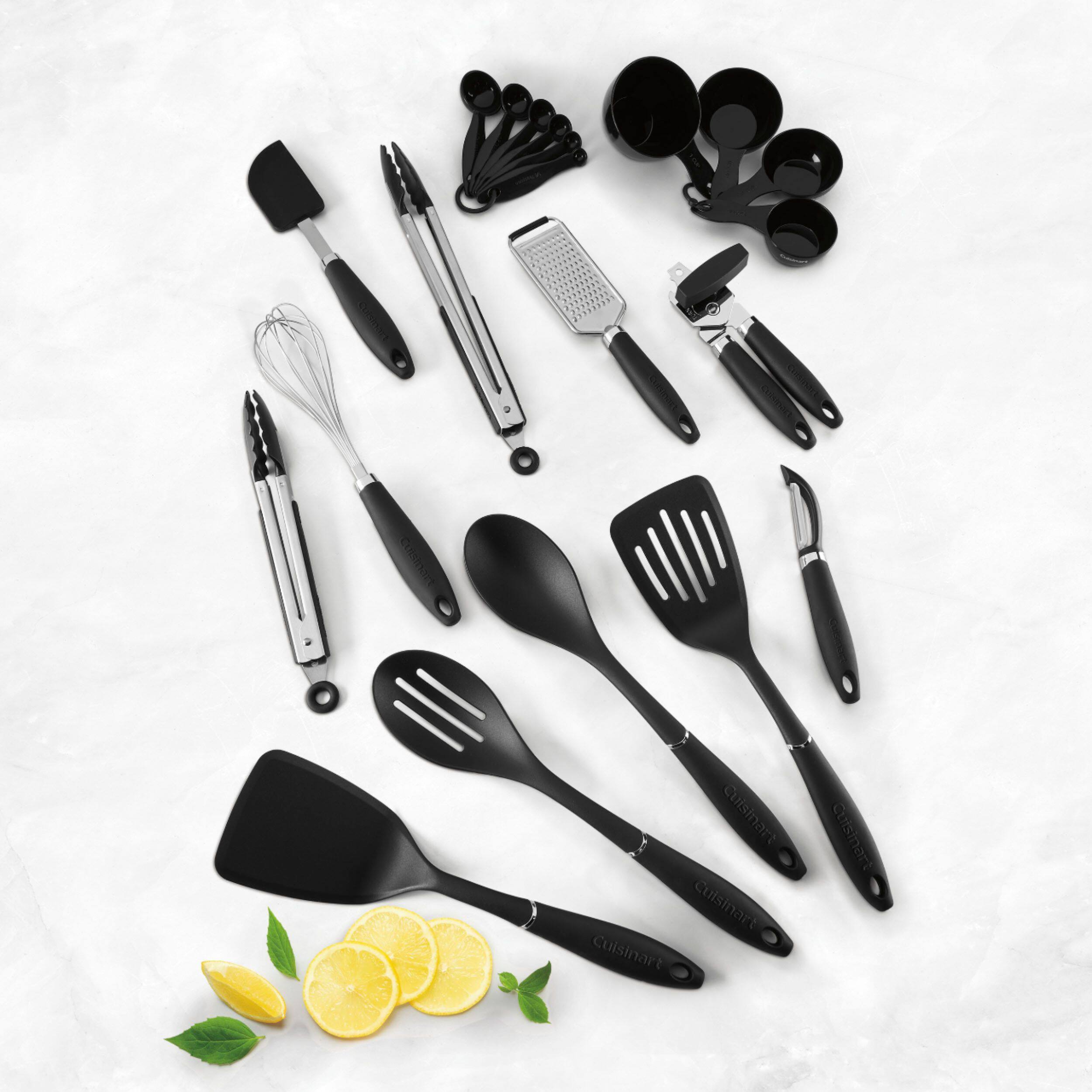 Cuisinart 21Piece Tool Utensil Set Black CTG0021CTS Best Buy