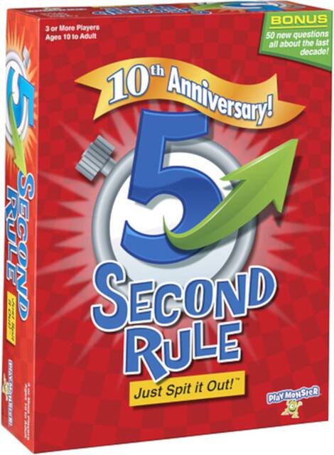 Playmonster 5 Second Rule Just Spit It Out 10th Anniversary 7453 Best Buy
