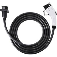 Lectron - 20' Extension Cable for J1772 EV Chargers - Black - Front_Zoom