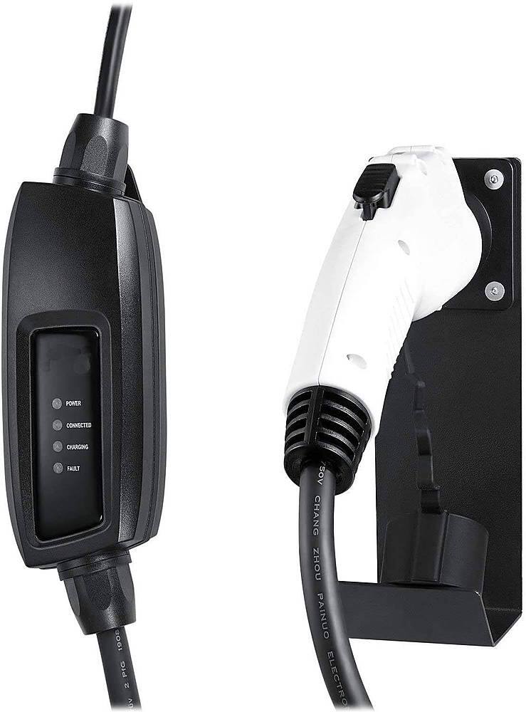 Alt View 11. Lectron - Electric Vehicle Charger Holder - Black.