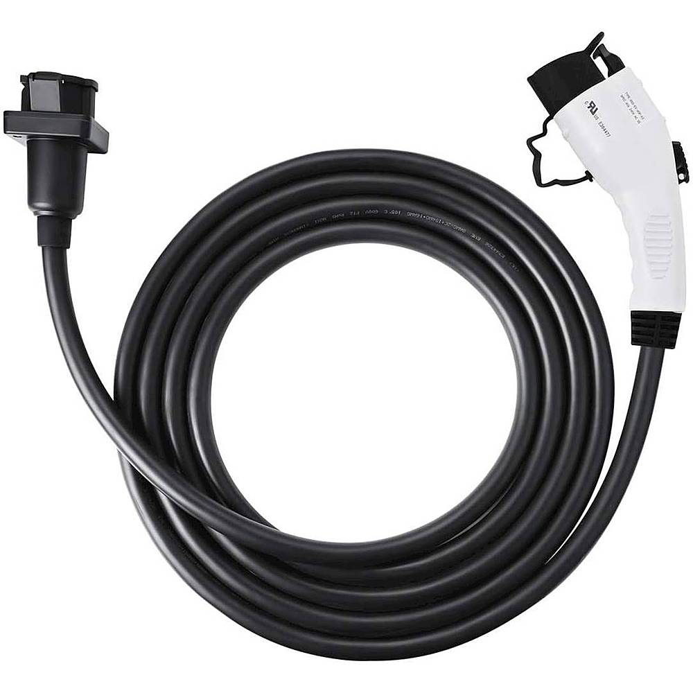 Lectron 40' Extension Cable for J1772 EV Chargers Black  J1772Extension40ftUS Best Buy