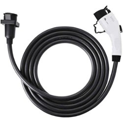 Lectron - 40' Extension Cable for J1772 EV Chargers - Black - Front_Zoom
