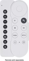 Sideclick - Universal Remote Attachment for Chromecast with Google TV - White - Front_Zoom