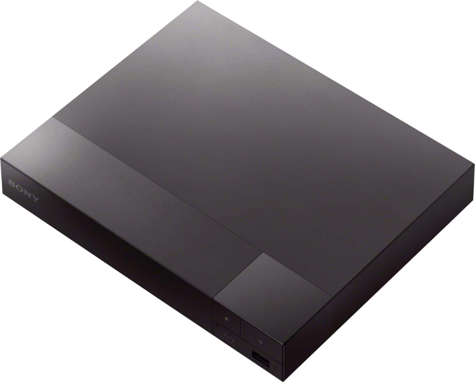 Alt View 11. Sony - Streaming Blu-ray Disc player with Built-In Wi-Fi and HDMI cable - Black.