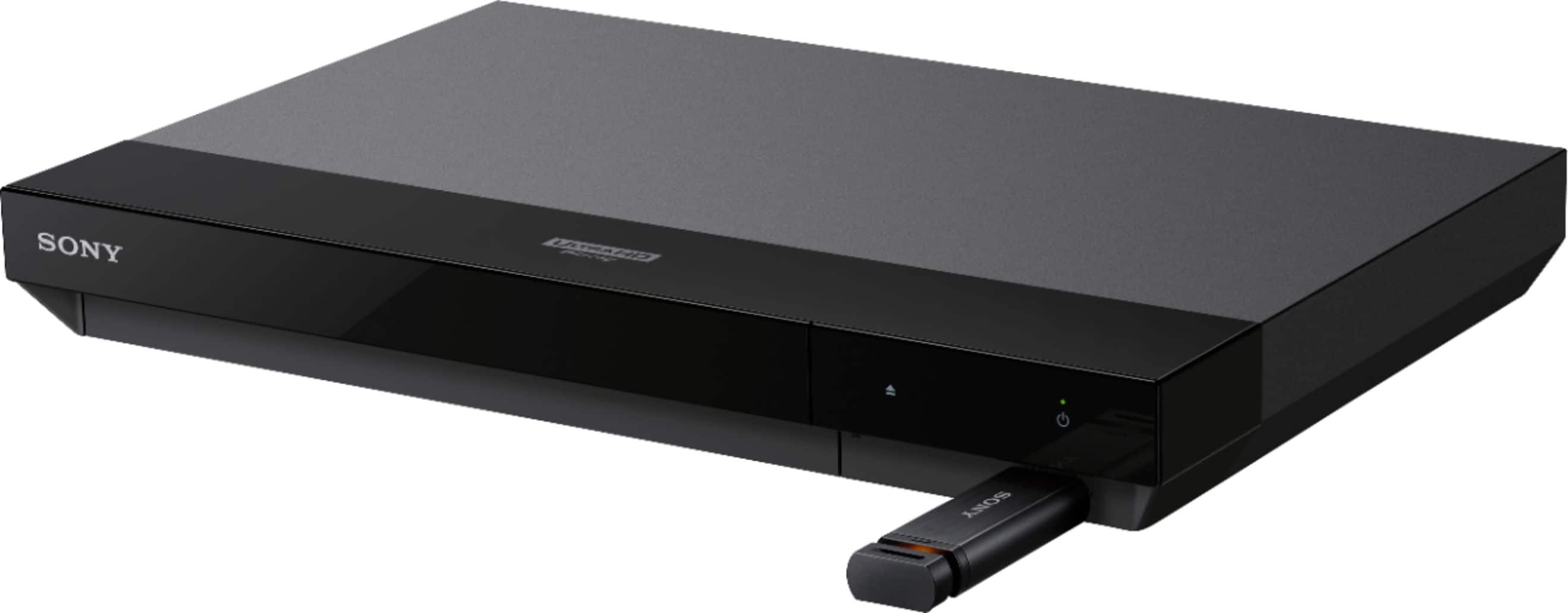  Sony UBP-X700/M, reproductor de Blu Ray 4k para TV con visión  Ultra HD, HDR, WiFi para transmisión de Netflix,  o Disney+ y más.  Incluye cable HDMI, control remoto, limpiador de