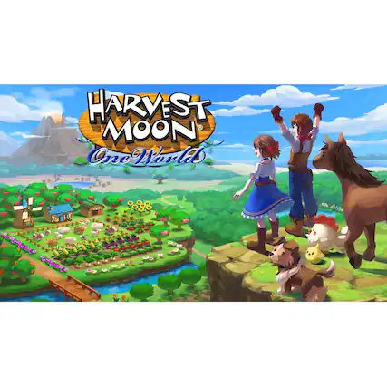 Front. Nintendo - Harvest Moon: One World. - E (Everyone)