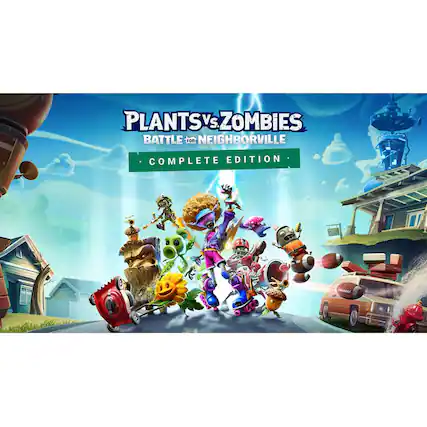 Front. Nintendo - Plants vs. Zombies: Battle for Neighborville. - E10+ (Everyone 10+)